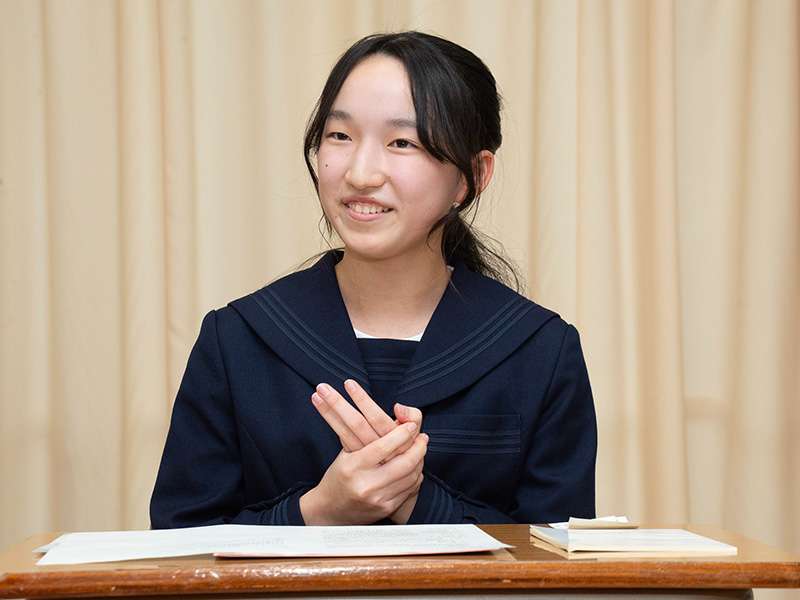小学4年生から地元のジャズバンドに所属し、中学校では吹奏楽部でも活動している井上さん。小学生の頃から福祉作文に取り組み、自分の気持ちと向き合う機会を重ねてきた中で今回の受賞となった 小学4年生から地元のジャズバンドに所属し、中学校では吹奏楽部でも活動している井上さん。小学生の頃から福祉作文に取り組み、自分の気持ちと向き合う機会を重ねてきた中で今回の受賞となった