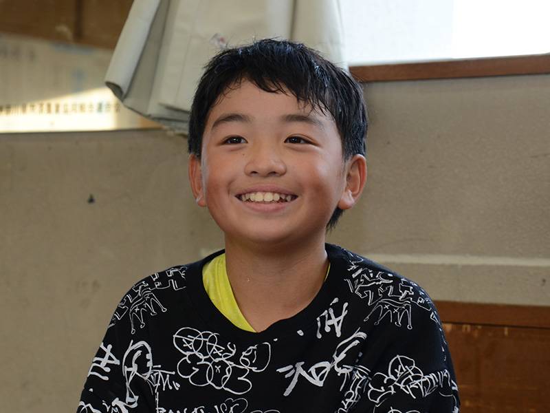 将来の夢をにこやかに話す萩原さん