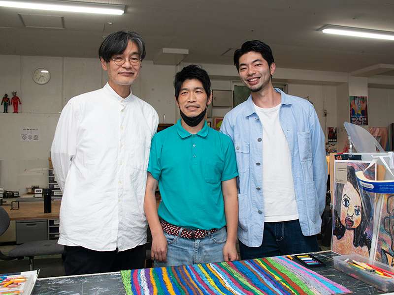 関根さん（左）と熊谷さん（中）と祥平さん（右）