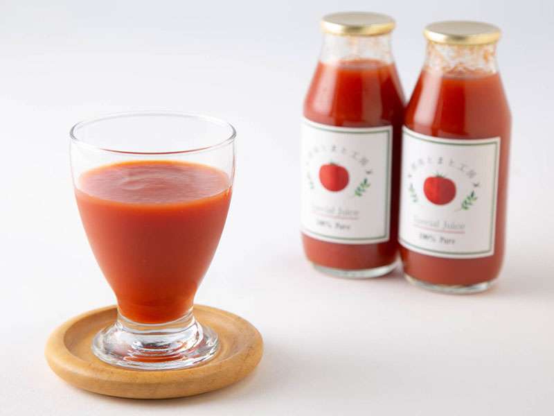 湘南とまと工房で製造、販売するトマトジュース 湘南とまと工房で製造、販売するトマトジュース