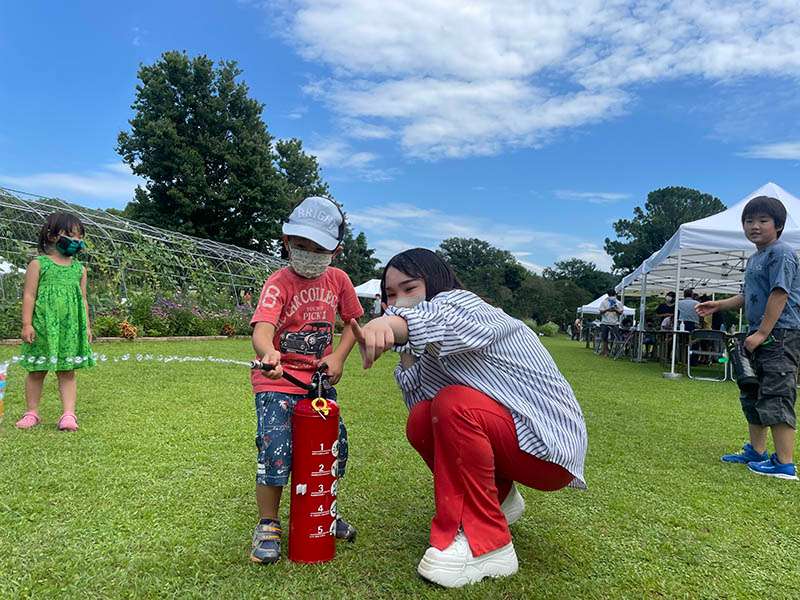 「防災運動会」の様子 「防災運動会」の様子