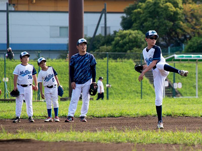 練習日ごとに練習キャプテンを決め、声出しを行う 練習日ごとに練習キャプテンを決め、声出しを行う