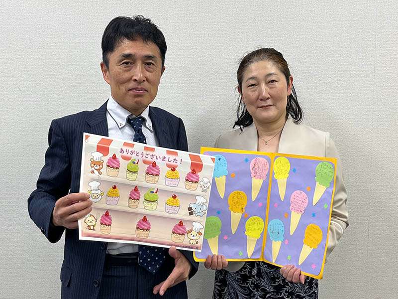 関東アイスクリーム協会 理事長の田山さん(左)と事務局長の山本さん 関東アイスクリーム協会 理事長の田山さん(左)と事務局長の山本さん