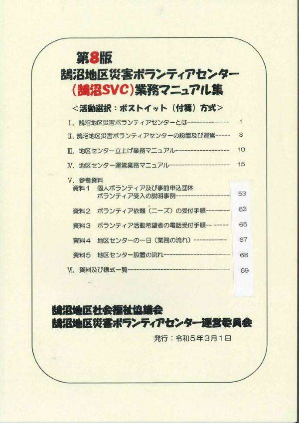 丁寧に作られたマニュアル類